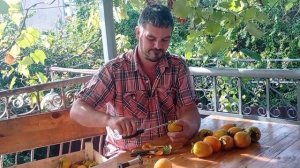 Абхазия. как сушить хурму.