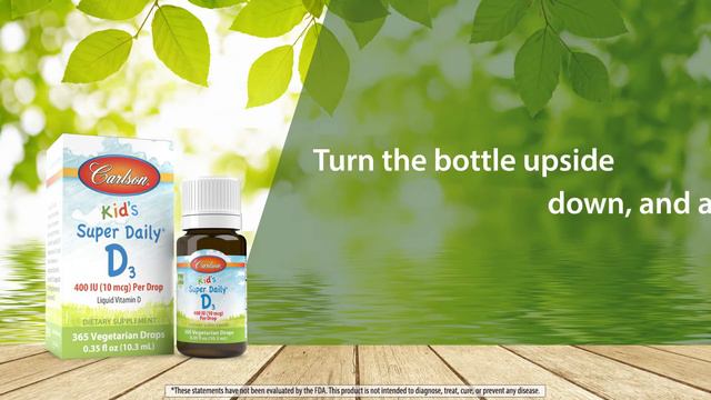 Kid's Super Daily® D3 400 IU (10 Mcg), 365 Drops