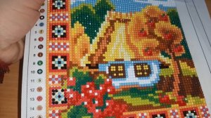 Алмазка из Фикс Прайс.Много цветов.Мои готовые работы.