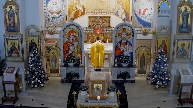 02.01.23 Понеділок. 17:40 - Вервиця. 18:00 - Божественна Літургія. смотреть онлайн
