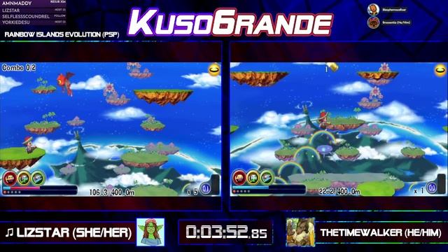 Kuso6rande! Rainbow Islands Evolution (Invalidated Match) смотреть онлайн