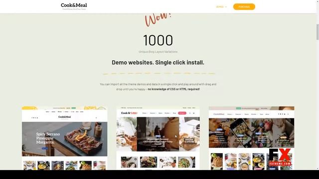 CookandMeal - Food Blog and Recipe WordPress Theme female simple blog смотреть онлайн