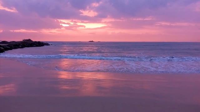 Sri-Lanka. Bentota. Ocean. Sunset. Шри-Ланка. Бентота. Шикарный пляж. Закат. смотреть онлайн
