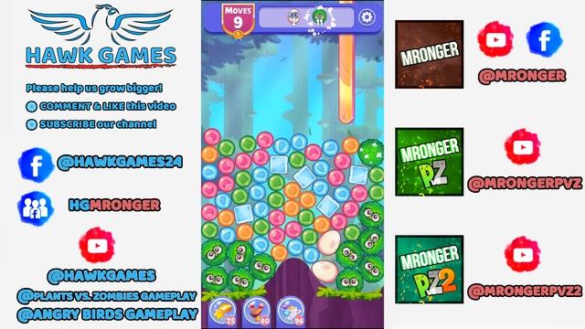 Angry Birds Dream Blast Level 997 - Walkthrough, No Boosters смотреть онлайн