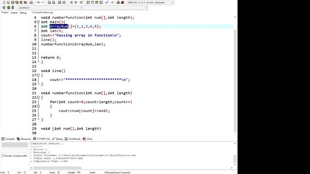 Passing array in function|C++ Tutorial|Tagalog смотреть онлайн