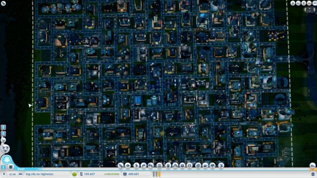 Sim City, 450k City Traffic (only high density streets) смотреть онлайн