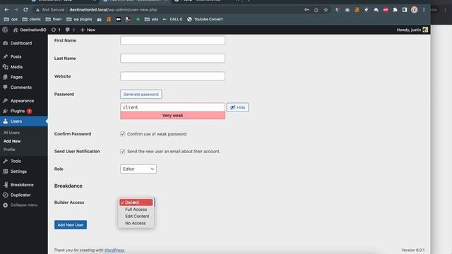 Client Edit Content Access in Breakdance Builder смотреть онлайн