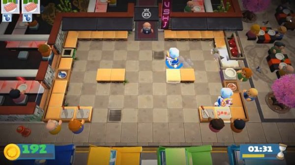 [ OVERCOOKED 2] [LEVEL 1.1] !! sashimi is easy there's no cooking involved k