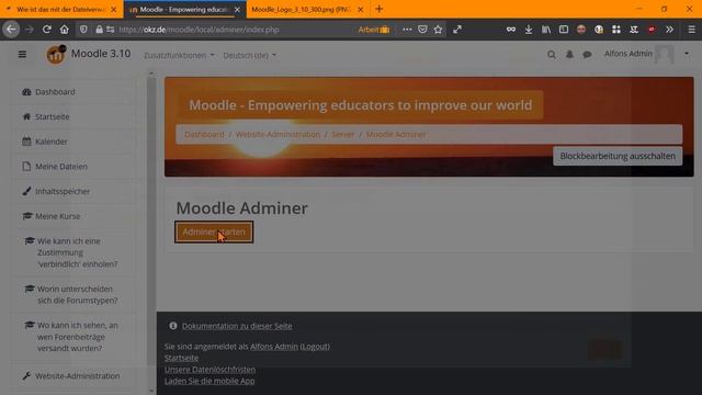 Wie ist das mit der Dateiverwaltung in Moodle? - Moodle 3.10 смотреть онлайн