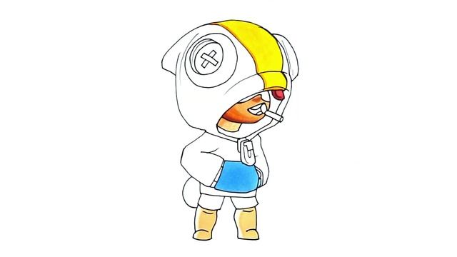 Brawl Stars Leon drawing and coloring смотреть онлайн