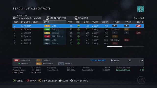 NHL 16 - GM Mode - Toronto Maple Leafs ep. 7 "Draft, Resign & Free Agency" смотреть онлайн