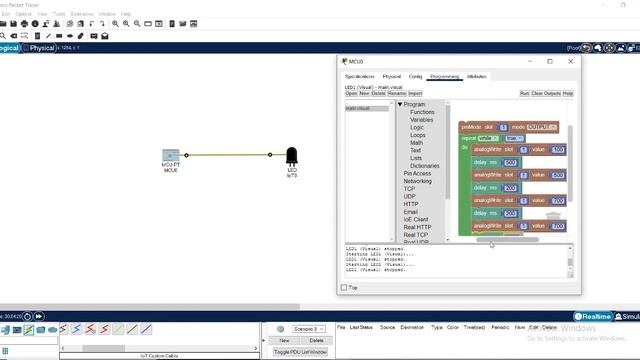 Cisco Packet Tracer : Blinking an LED / RGB LED Using Blockly смотреть онлайн