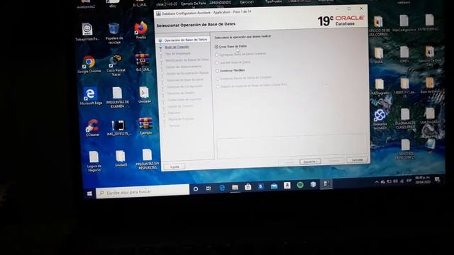Instalación de oracle ,asistente de configuración de red y de la base de datos смотреть онлайн