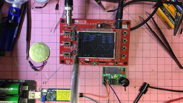 Attiny85 based DDS Function Generator смотреть онлайн