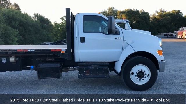 2015 Ford F650 Flatbed With Cummins For Sale I CharterTrucks.com - u11580 смотреть онлайн