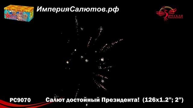 РС 9070 Салют достойный Президента! (1,2; 2"х126 залпов). тел.: 8908 992-43-53 / 89146649499 смотреть онлайн