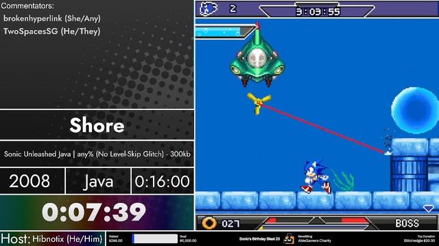 Sonic Unleashed (Java) - Any% (No Level Skip Glitch) by @shore7154 | Sonic's Birthday Blast '23 смотреть онлайн