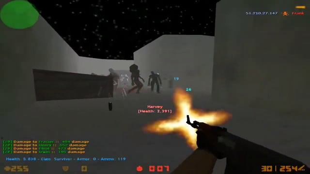 Counter-Strike: Zombie Plague 6.2 - fy_iceworld (part 1) смотреть онлайн