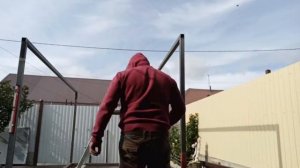 каркасная баня из профильной трубы своими руками