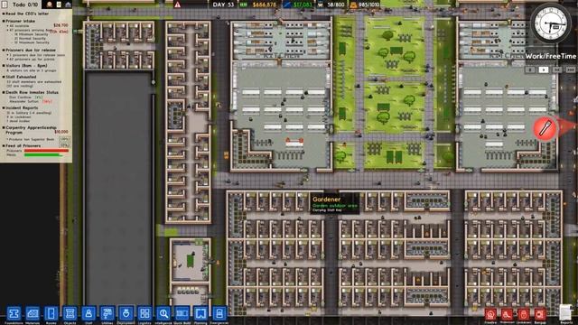 Huzzy Plays - Prison Architect - 11 - 1000+ Prisoner Prison смотреть онлайн