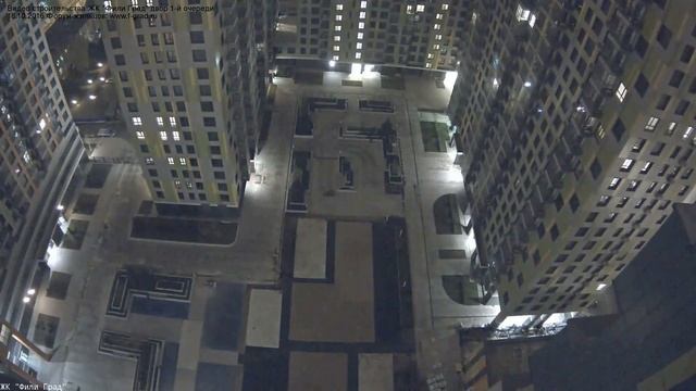 ЖК "Фили Град" двор 1-й очереди Октябрь 2016 г. смотреть онлайн