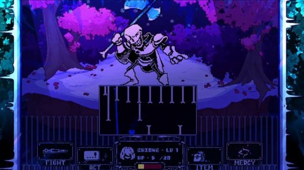 Undertale ice bound Papyrus Full Fight