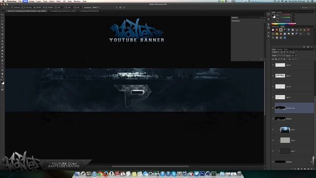 Speed Art: 'Psyqo YouTube Banner + PSD' (Photoshop CS6) смотреть онлайн