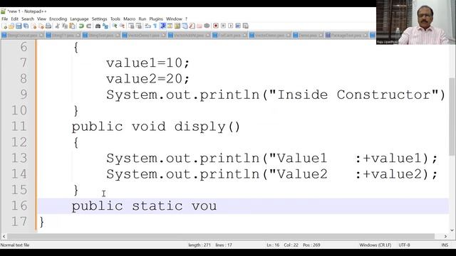Default Constructor in Java | Core Java | Prof. Raju Upadhyay смотреть онлайн