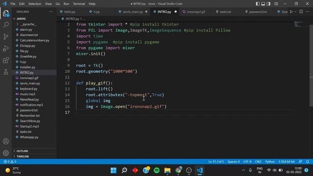 GUI For J.A.R.V.IS. in Just 10 mins | Super Easy Method | How to Make Jarvis in Python | Jarvis 2 смотреть онлайн
