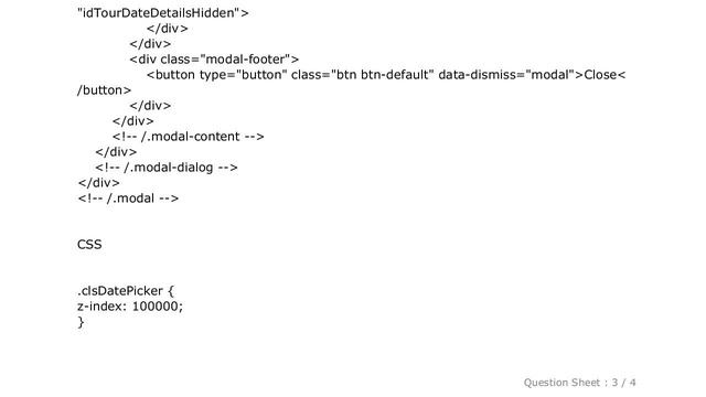 jQuery : Implementing jQuery DatePicker in Bootstrap modal смотреть онлайн