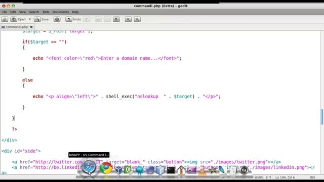 Hacking and Securing PHP applications tutorial - Command Injection Demo смотреть онлайн