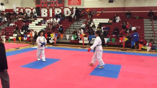 Shockness Shotokan Karate SKIF. Lena ma first match смотреть онлайн