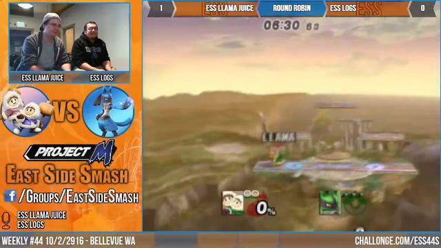 ESS Weekly #44: ESS | Llama Juice (Ice Climbers) Vs ESS | Logs (Lucario) - Round Robin - Project M смотреть онлайн