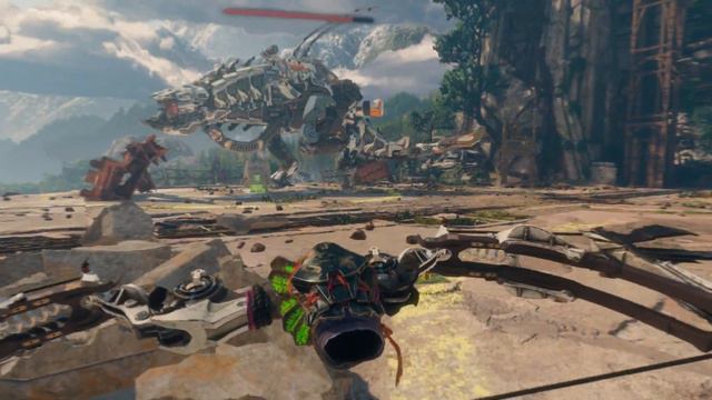 Horizon Call of The Mountain - Thunderjaw Boss Fight (4K 60FPS) смотреть онлайн