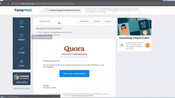 How to get Temp Mail or Disposable Temporary Email ?