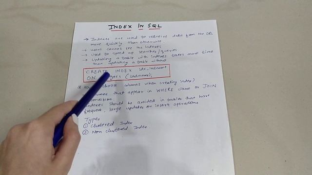 How to create Indexes In SQL | How to choose columns when creating indexes смотреть онлайн