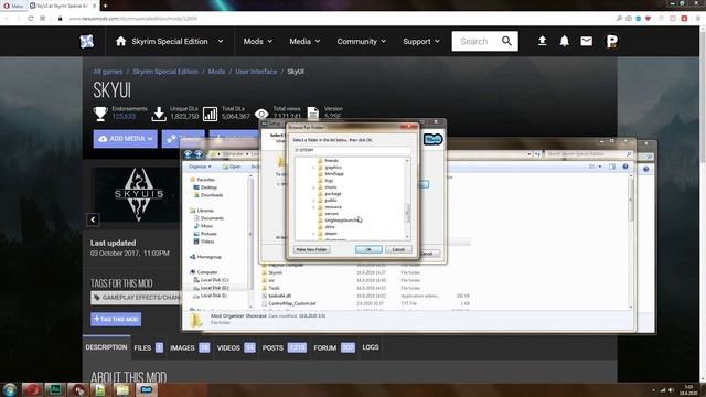 How to Install SkyUI for Skyrim SE (Special Edition) (Mod Organizer Tutorial) (2020 UI Guide) ✔✔✔ смотреть онлайн