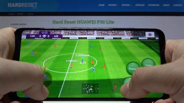 Pro Evolution Soccer on Huawei P30 Lite - PES Mobile Quality Checkup смотреть онлайн