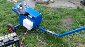 Машинка для метания тарелок, своими руками.