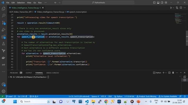How to Use Google Cloud Video Intelligence APIs for Video Transcription With Python | GCP | AI смотреть онлайн