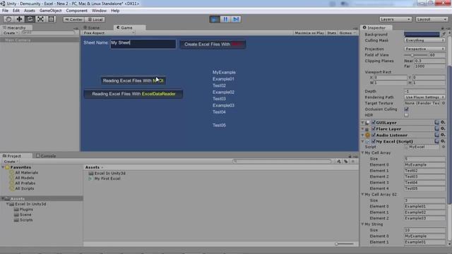 Excel In Unity3d смотреть онлайн