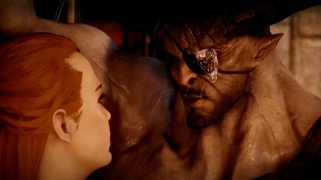 Dragon Age Inquisition Эпилог при романе с Железным Быком смотреть онлайн