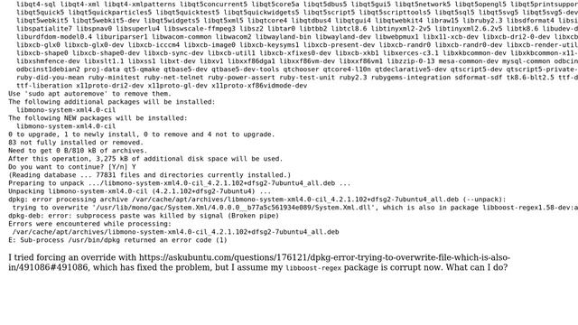 Ubuntu: WSL, Ubuntu 16,04: apt-cache in broken state смотреть онлайн