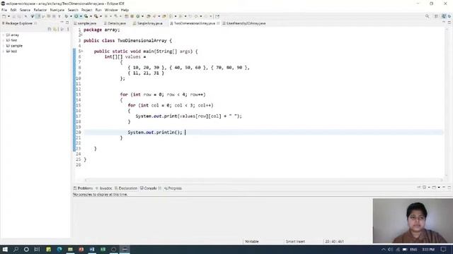JAVA COURSE |PART - 18| 2 DIMENSIONAL ARRAY (PART - B) JAVA COURSE FOR BEGINNERS IN HINDI #java смотреть онлайн