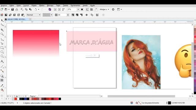 AULA 12 COMO CRIAR UMA MARCA D ÁGUA NO COREL X8 смотреть онлайн