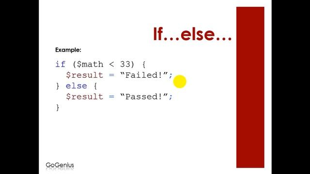 php if-else смотреть онлайн