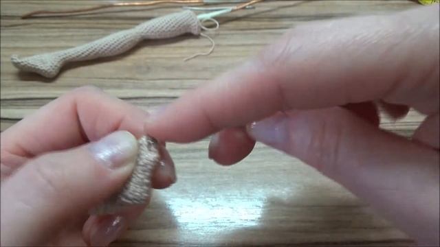 Каркасная кукла амигуруми крючком. Часть 2.