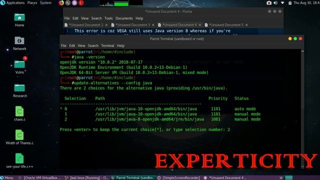 How to fix VEGA start up error in Linux(Kali, Parrot, etc.). смотреть онлайн