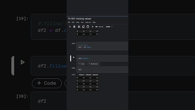 Handling missing values - python pandas смотреть онлайн