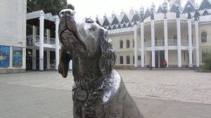 Белый Бим, чёрное ухо*памятник в Воронеже